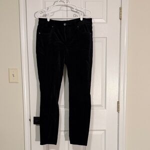 Loft Women's Black velvet Jeans